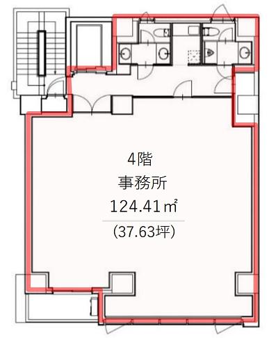 アツミビル 4階 平面図