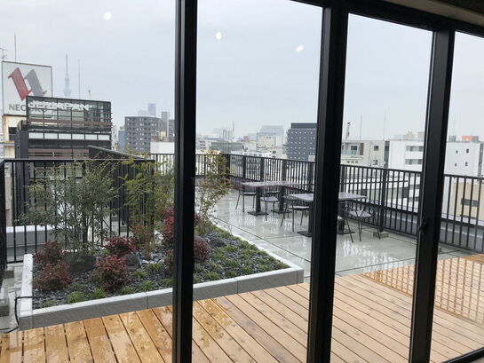 屋上テラス