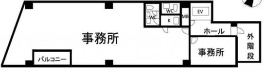 日本橋末広ビル 2階 平面図