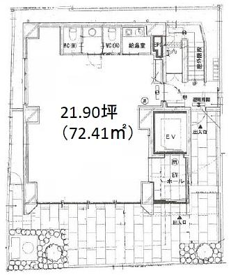 （仮称）南青山2丁目計画 1階 平面図
