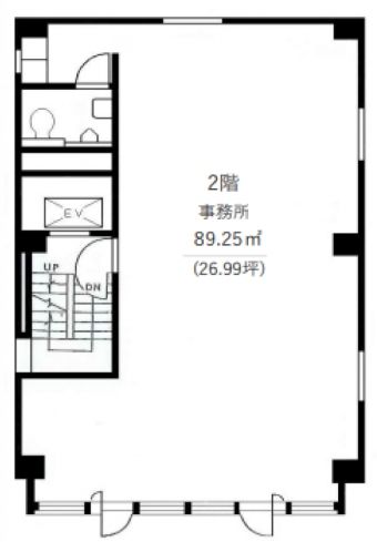 一ノ瀬ビル 2階 平面図