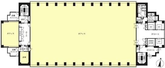 日火江戸川橋ビル第一 A401 平面図