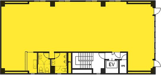 滋賀銀行東京事務所ビル 3階 平面図