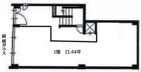 コスギビル 1階 平面図