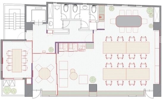 シーラックグループ 日本橋兜町ビル 3階 平面図