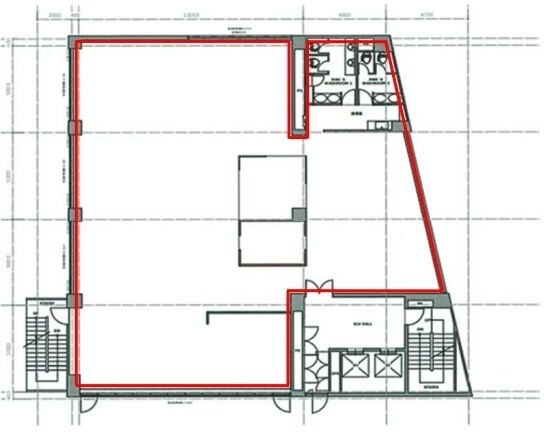 光陽ビル（中央区） 3階 平面図
