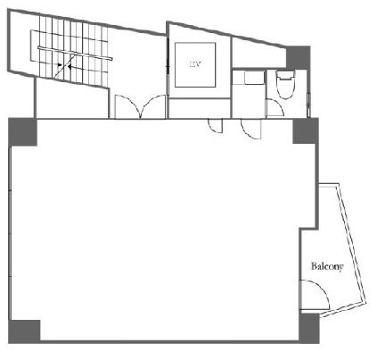 落合原宿ビル 5階 平面図