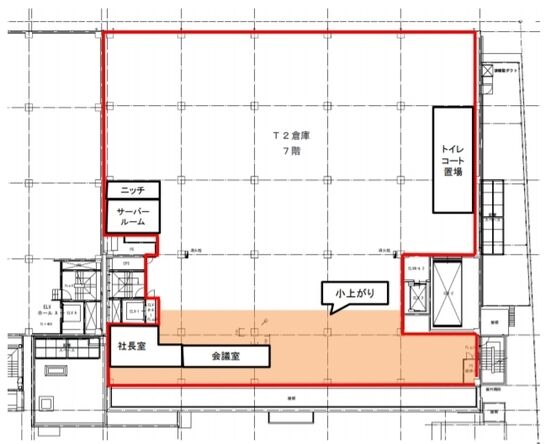 T2号棟 7階 平面図