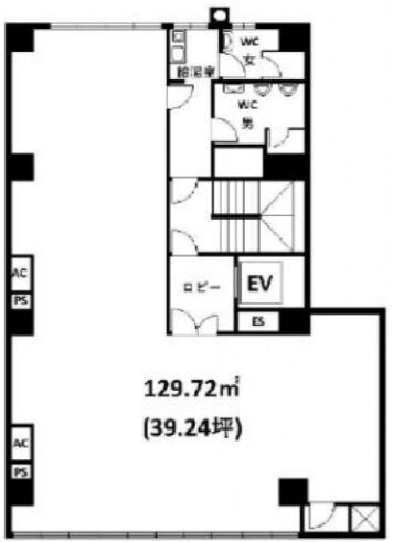 宝ビル（新宿区） 6階 平面図