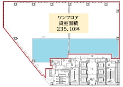 赤坂スターゲートプラザ 6階 平面図