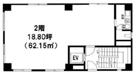石川ビル 2階 平面図