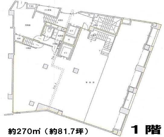 桜山パックス 地下1階～2階 平面図