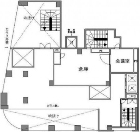NCビル（目黒区） 2階 平面図