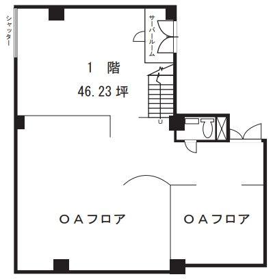 小池ビル 1階 平面図