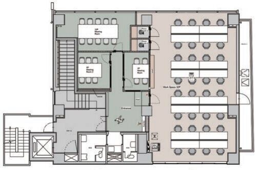 エスラ原宿 2階 平面図