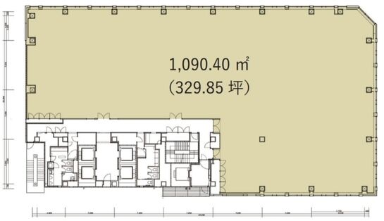 日本橋丸善東急ビル 4階 平面図