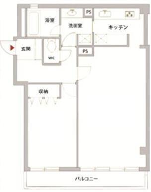レジーナ南青山 2階202 平面図
