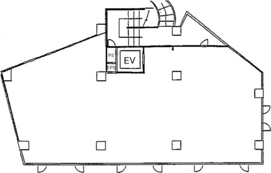 小野ビル（目白） 2階 平面図