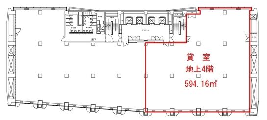 住友生命赤坂ビル 4階 平面図
