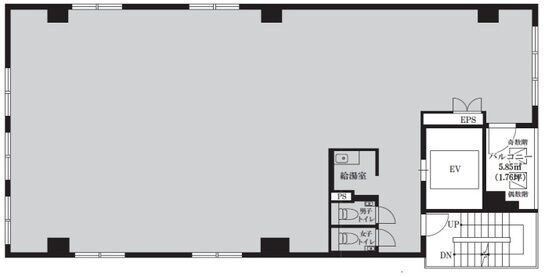 VORT浅草江戸通り（旧：AD-C浅草雷門） 6階 平面図