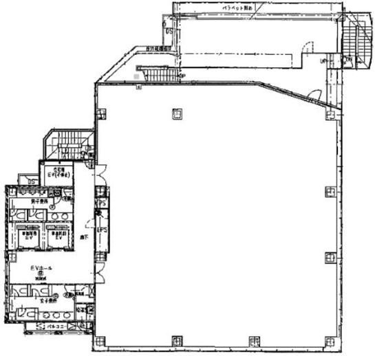 HF青葉台ビル 4階 平面図