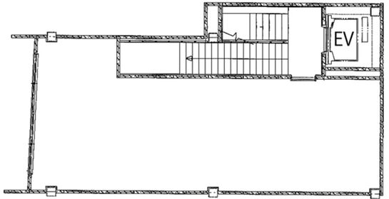 朝日電機ビル 2階 平面図