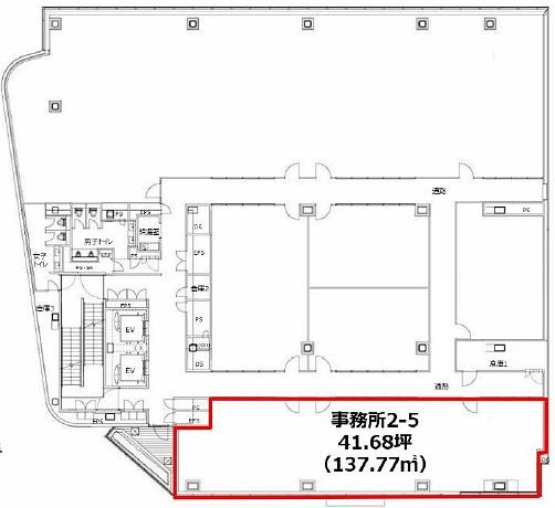 （仮称）Gate Cross HONGO 2階5 平面図