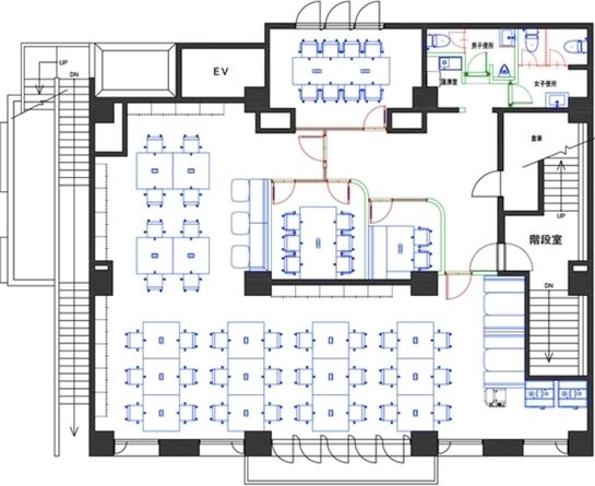 ドルミ第2代々木 2階 平面図