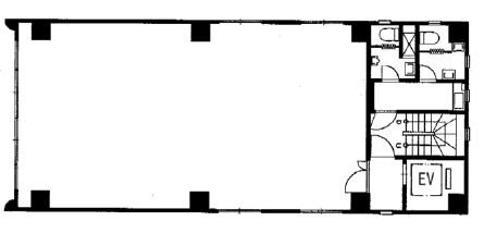 興亜第2ビル（興亜第二ビル） 8階 平面図