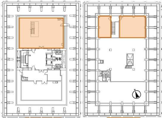 四番町THビル(旧:東洋銅鈑本社ビル) 7階~8階北メゾネット 平面図