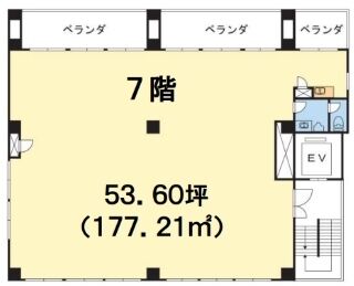 JS築地ビル 7階 平面図