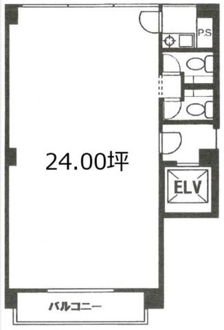 神山町並木ビル 7階 平面図