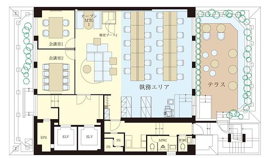 エンスイテ芝大門 9階 平面図