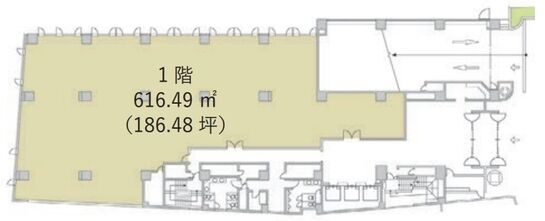 東急不動産恵比寿ビル 1階 平面図
