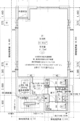エラスムス虎ノ門 2階 平面図