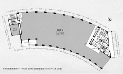 セントラル品川御殿山ビル 地下1階～5階 平面図