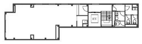 東麻布食文化ビル 3階 平面図