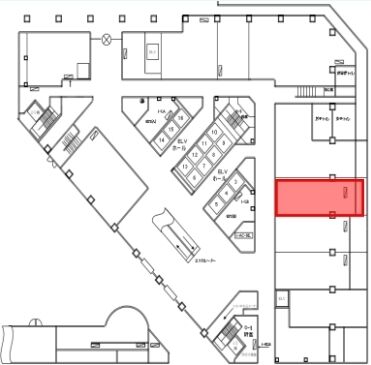 新宿第一生命ビル(旧:小田急第一生命ビル) 1階 平面図
