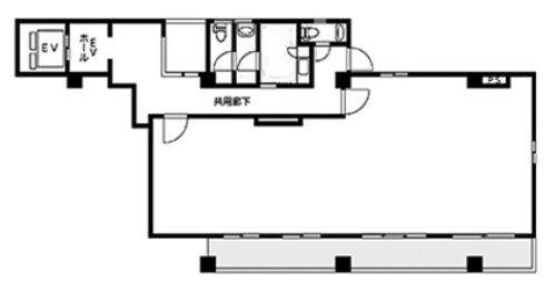 西新宿ワイビル 4階 平面図