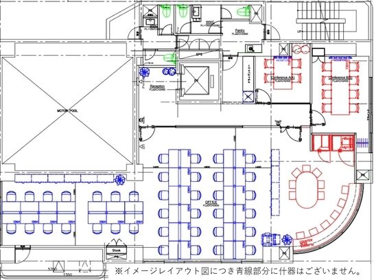 THE CROSS GOTANDA（旧：WEST HILL） 2階 平面図