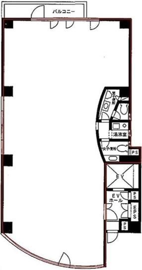 小西ビル 4階 平面図