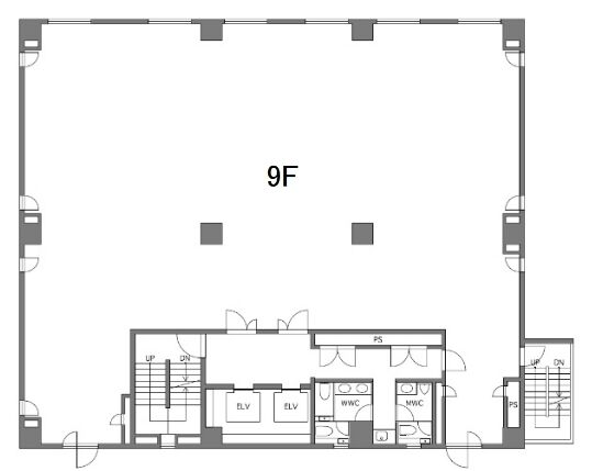 FBR三田ビル 9階 平面図