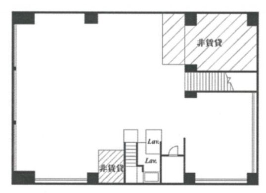 麻布十番エフプラザ 4階401 平面図