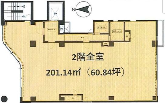 フィルドア西麻布 2階 平面図