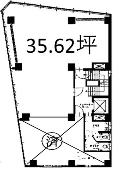 伊藤ビル（四谷） 3階 平面図