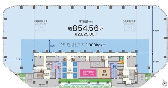 TORANOGATE(トラノゲート) 22階 平面図