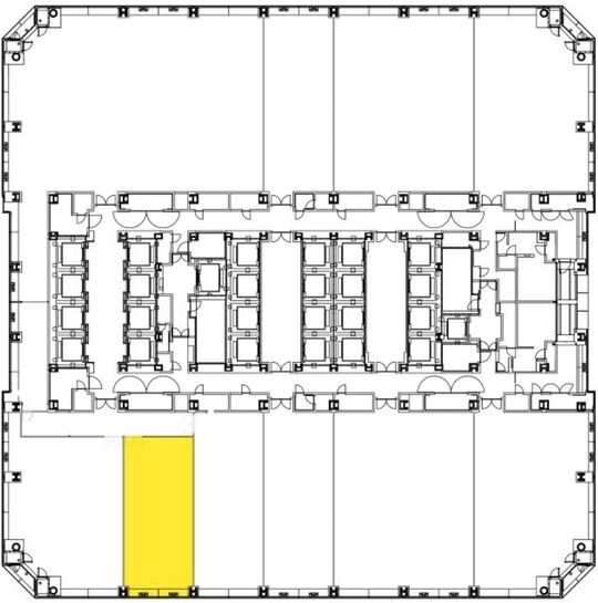 晴海アイランドトリトンスクエアオフィスタワーY棟 9階⑥ 平面図