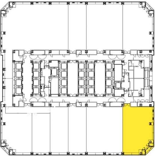 晴海アイランドトリトンスクエアオフィスタワーY棟 9階⑩ 平面図