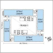 新宿NSビル 14階 平面図