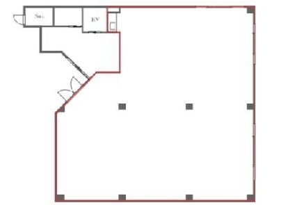 モン・ブルービル 1階 平面図